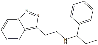  (1-phenylpropyl)(2-{[1,2,4]triazolo[3,4-a]pyridin-3-yl}ethyl)amine