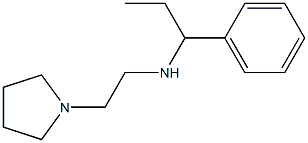 (1-phenylpropyl)[2-(pyrrolidin-1-yl)ethyl]amine Structure