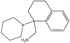 (1-piperidin-1-yl-1,2,3,4-tetrahydronaphthalen-1-yl)methylamine Struktur