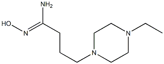 (1Z)-4-(4-ethylpiperazin-1-yl)-N'-hydroxybutanimidamide Structure