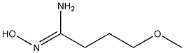 (1Z)-N'-hydroxy-4-methoxybutanimidamide 结构式