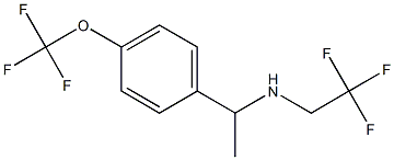 (2,2,2-trifluoroethyl)({1-[4-(trifluoromethoxy)phenyl]ethyl})amine