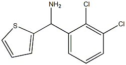 (2,3-dichlorophenyl)(thiophen-2-yl)methanamine,,结构式