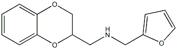 (2,3-dihydro-1,4-benzodioxin-2-ylmethyl)(furan-2-ylmethyl)amine