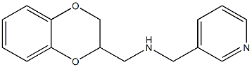 (2,3-dihydro-1,4-benzodioxin-2-ylmethyl)(pyridin-3-ylmethyl)amine