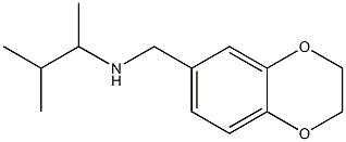 (2,3-dihydro-1,4-benzodioxin-6-ylmethyl)(3-methylbutan-2-yl)amine Structure