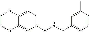 (2,3-dihydro-1,4-benzodioxin-6-ylmethyl)[(3-methylphenyl)methyl]amine