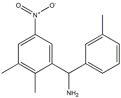 (2,3-dimethyl-5-nitrophenyl)(3-methylphenyl)methanamine