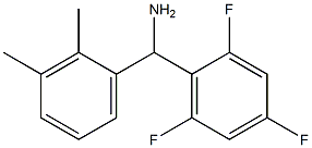 (2,3-dimethylphenyl)(2,4,6-trifluorophenyl)methanamine,,结构式