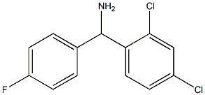 (2,4-dichlorophenyl)(4-fluorophenyl)methanamine Structure