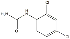 (2,4-dichlorophenyl)urea 化学構造式