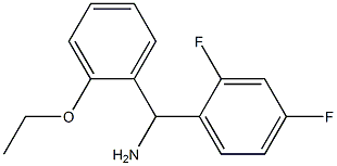 (2,4-difluorophenyl)(2-ethoxyphenyl)methanamine Structure