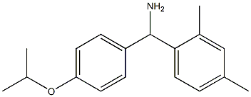  (2,4-dimethylphenyl)[4-(propan-2-yloxy)phenyl]methanamine