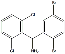 (2,5-dibromophenyl)(2,6-dichlorophenyl)methanamine
