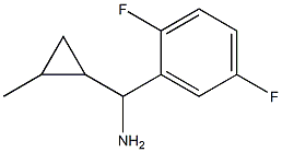 (2,5-difluorophenyl)(2-methylcyclopropyl)methanamine Structure