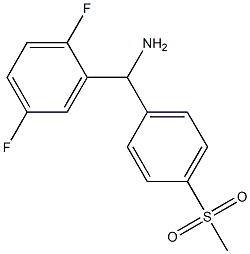 (2,5-difluorophenyl)(4-methanesulfonylphenyl)methanamine