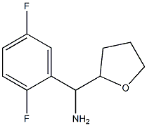(2,5-difluorophenyl)(oxolan-2-yl)methanamine,,结构式