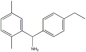 (2,5-dimethylphenyl)(4-ethylphenyl)methanamine