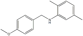 (2,5-dimethylphenyl)(4-methoxyphenyl)methylamine,,结构式