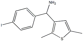 (2,5-dimethylthiophen-3-yl)(4-iodophenyl)methanamine