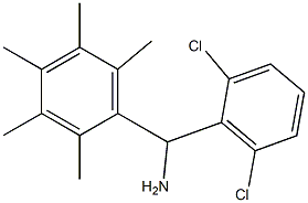 (2,6-dichlorophenyl)(2,3,4,5,6-pentamethylphenyl)methanamine,,结构式