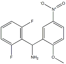 (2,6-difluorophenyl)(2-methoxy-5-nitrophenyl)methanamine