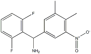 (2,6-difluorophenyl)(3,4-dimethyl-5-nitrophenyl)methanamine