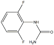 (2,6-difluorophenyl)urea 化学構造式