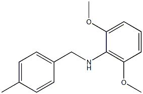 (2,6-dimethoxyphenyl)(4-methylphenyl)methylamine Structure