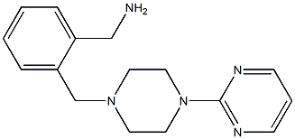(2-{[4-(pyrimidin-2-yl)piperazin-1-yl]methyl}phenyl)methanamine Structure
