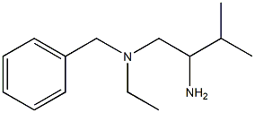 (2-amino-3-methylbutyl)(benzyl)ethylamine Structure