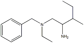 (2-amino-3-methylpentyl)(benzyl)ethylamine Structure