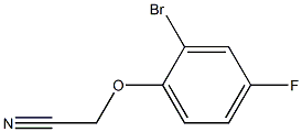 (2-bromo-4-fluorophenoxy)acetonitrile Struktur