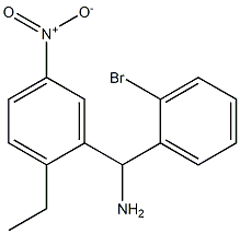 (2-bromophenyl)(2-ethyl-5-nitrophenyl)methanamine