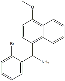 (2-bromophenyl)(4-methoxynaphthalen-1-yl)methanamine