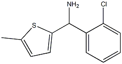 (2-chlorophenyl)(5-methylthiophen-2-yl)methanamine Struktur