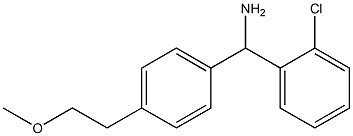 (2-chlorophenyl)[4-(2-methoxyethyl)phenyl]methanamine|