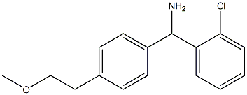 (2-chlorophenyl)[4-(2-methoxyethyl)phenyl]methanamine