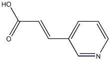 (2E)-3-(pyridin-3-yl)prop-2-enoic acid Structure