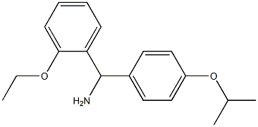 (2-ethoxyphenyl)[4-(propan-2-yloxy)phenyl]methanamine Structure