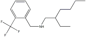 (2-ethylhexyl)({[2-(trifluoromethyl)phenyl]methyl})amine Structure