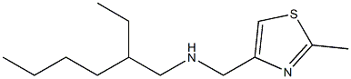 (2-ethylhexyl)[(2-methyl-1,3-thiazol-4-yl)methyl]amine Struktur