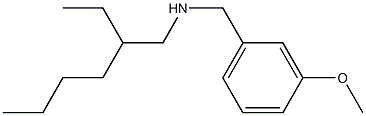 (2-ethylhexyl)[(3-methoxyphenyl)methyl]amine Structure