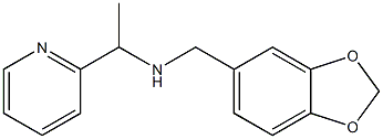 (2H-1,3-benzodioxol-5-ylmethyl)[1-(pyridin-2-yl)ethyl]amine,,结构式