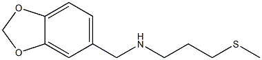 (2H-1,3-benzodioxol-5-ylmethyl)[3-(methylsulfanyl)propyl]amine|