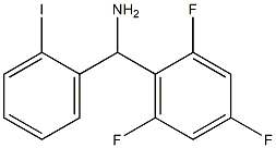 (2-iodophenyl)(2,4,6-trifluorophenyl)methanamine 结构式