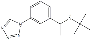  (2-methylbutan-2-yl)({1-[3-(1H-1,2,3,4-tetrazol-1-yl)phenyl]ethyl})amine