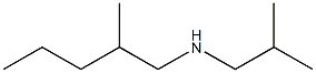 (2-methylpentyl)(2-methylpropyl)amine Struktur