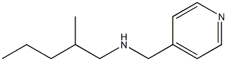 (2-methylpentyl)(pyridin-4-ylmethyl)amine Struktur