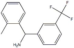 (2-methylphenyl)[3-(trifluoromethyl)phenyl]methanamine Structure